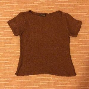 Vintage rust sweater top - size small